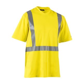 T-shirt Varsel, UV-Skydd Gul